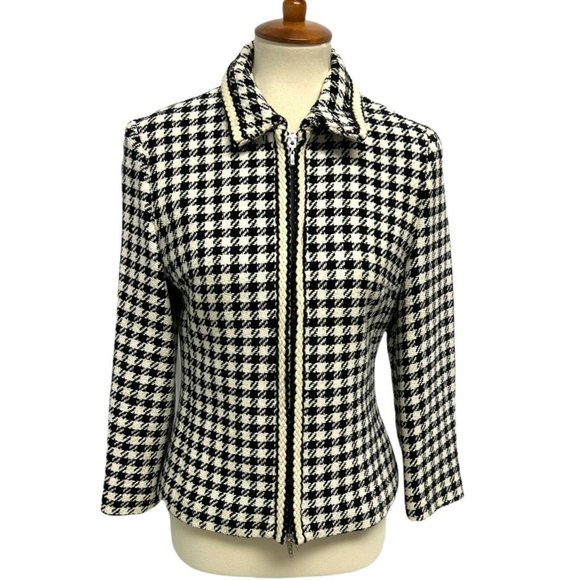 Caroline Biss Collections Belgium Women's Full Zip Wool blazer Size 36 - Picture 1 of 12